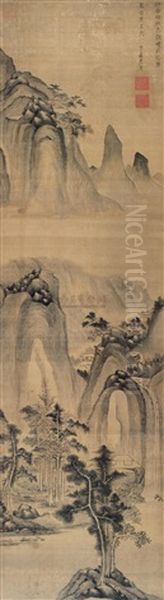 Landscape Oil Painting by  Cao Zhibai