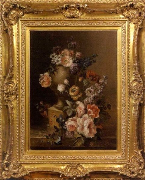 Floral Still Life Oil Painting by Jean Capeinick