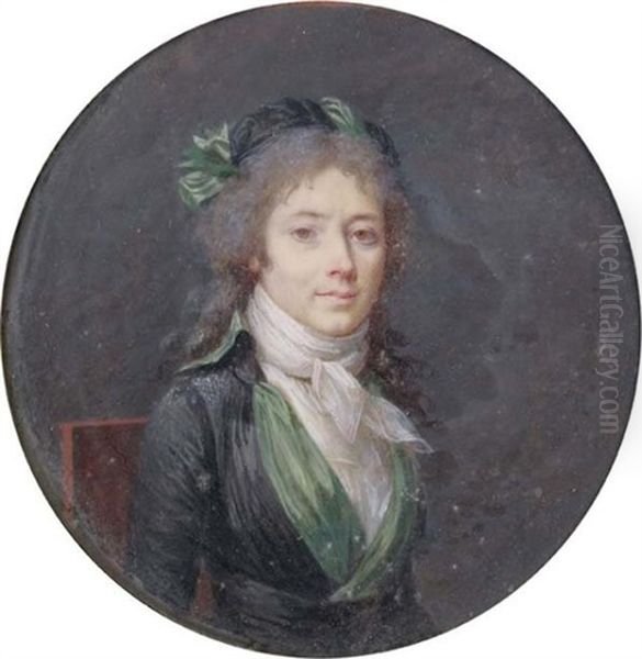 Autoportrait Oil Painting by Marie Gabrielle Capet