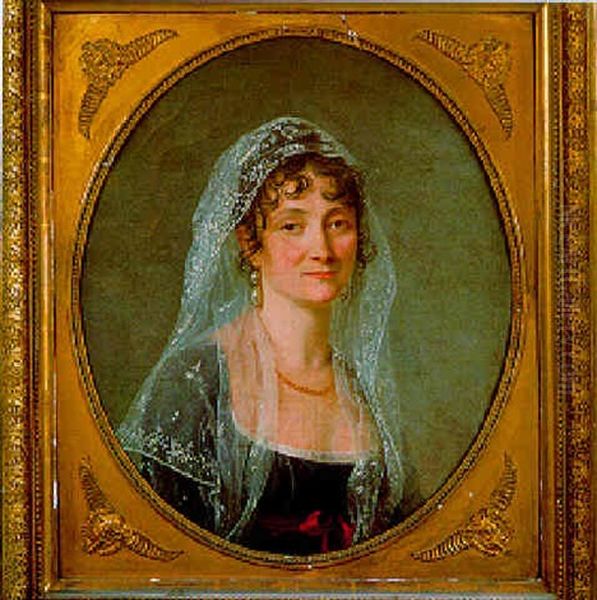 Portrait De Madame Etienne Francois Gois by Marie Gabrielle Capet