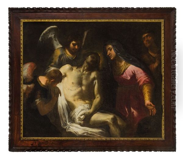 Compianto Oil Painting by Giovanni Domenico Cappellino