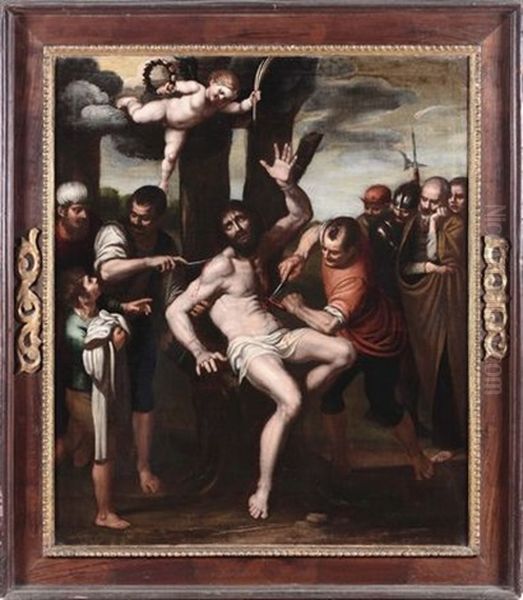 Martirio Di San Bartolomeo Oil Painting by Giovanni Domenico Cappellino