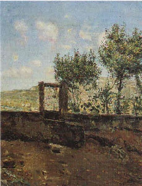 Sulla Collina Di Posillipo Oil Painting by Vincenzo Caprile