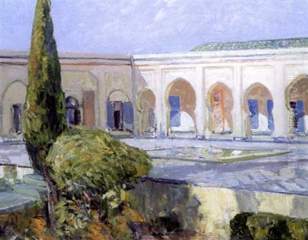 Palais Au Maroc Oil Painting by Ulisse Caputo