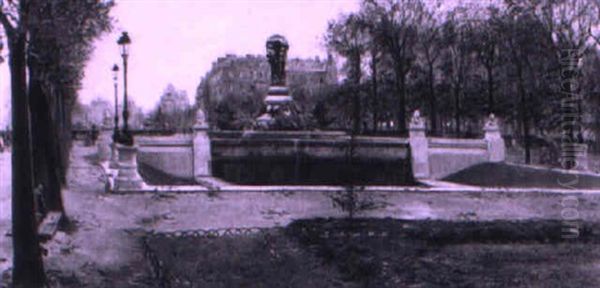 L'observatoire, Paris Oil Painting by Ulisse Caputo