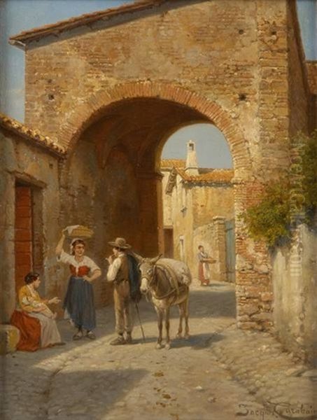 Un Coin A Narini (italie) by Jacques Francois Carabain