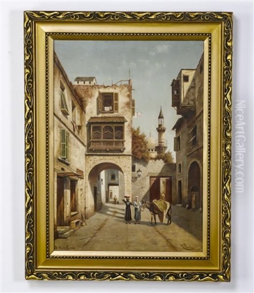 Le Caire, Egypte Oil Painting by Victor Carabain