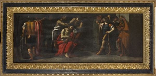 Le Christ Moque Oil Painting by Giovanni Battista Caracciolo