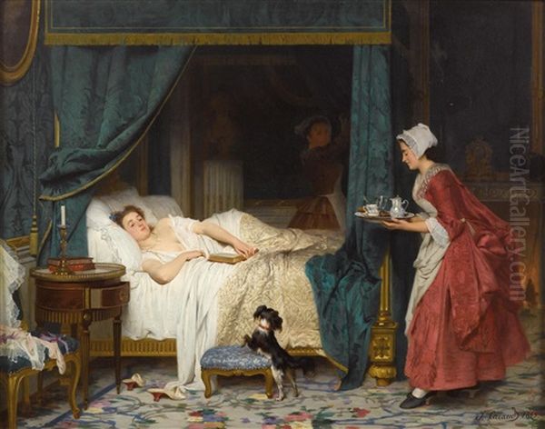 In The Morning Oil Painting by Joseph Caraud