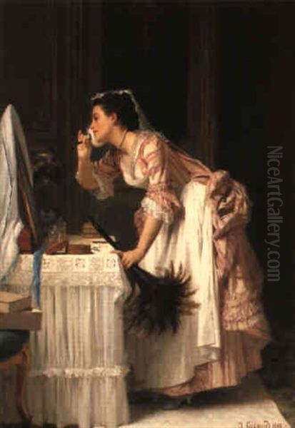 The Chamber Maid Oil Painting by Joseph Caraud