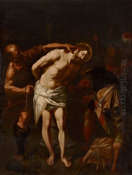 Christus An Der Geisselsaule Oil Painting by  Caravaggio