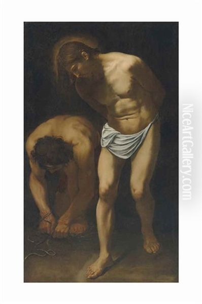 The Flagellation Oil Painting by  Caravaggio