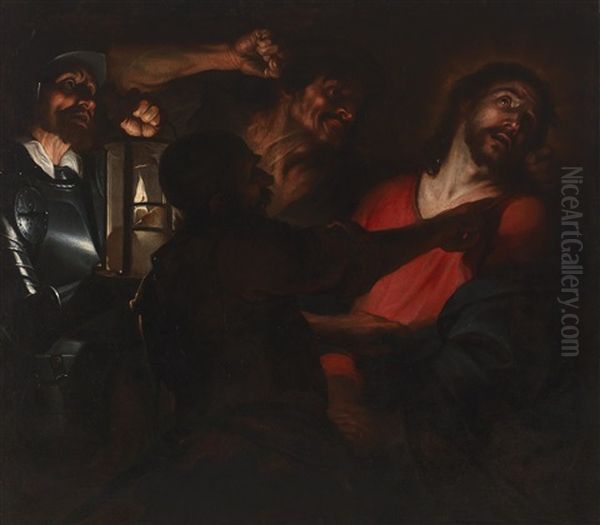 The Capture Of Christ Oil Painting by  Caravaggio