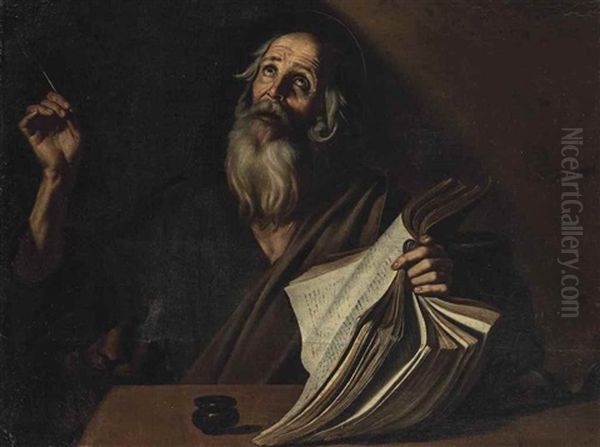 Saint Mark Oil Painting by  Caravaggio