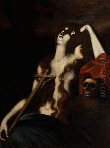 Die Trauernde Maria Magdalena Oil Painting by  Caravaggio