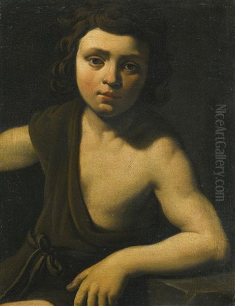 Saint John The Baptist Oil Painting by  Caravaggio