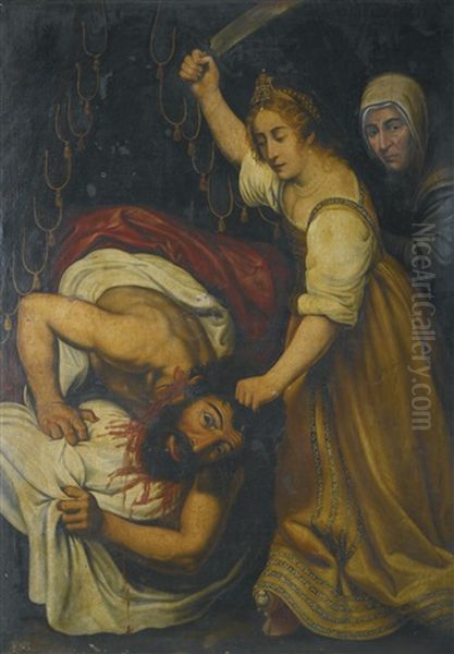 Judith And Holofernes Oil Painting by  Caravaggio