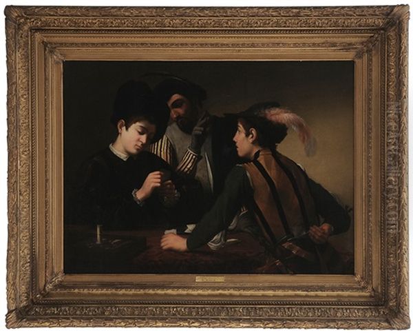 The Cardsharps by  Caravaggio