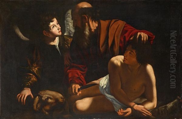 Die Opferung Isaaks Oil Painting by  Caravaggio