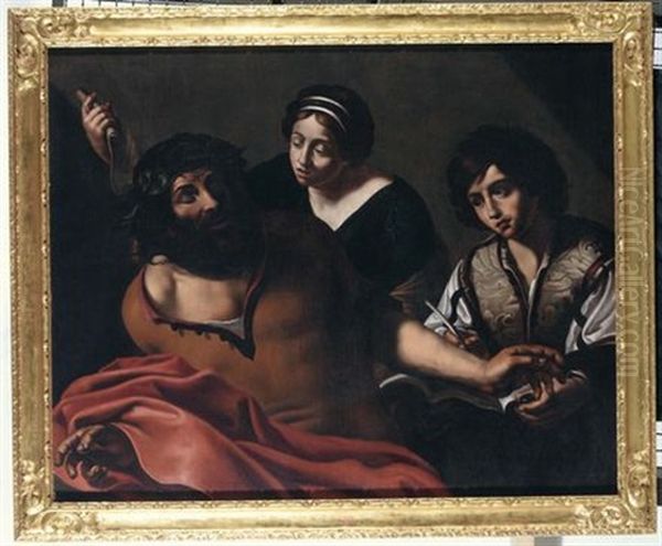 Omero Recita L'iliade Oil Painting by  Caravaggio