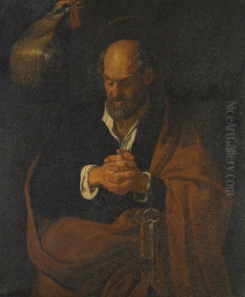 The Denial Of Saint Peter Oil Painting by  Caravaggio