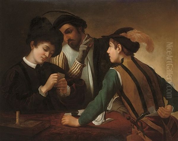 The Cardsharps by  Caravaggio