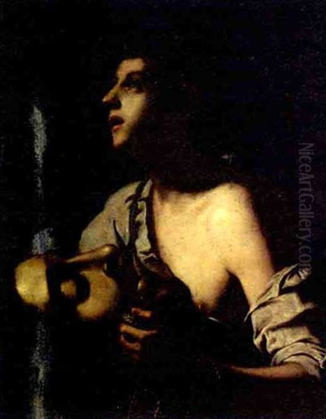 John The Baptist by  Caravaggio