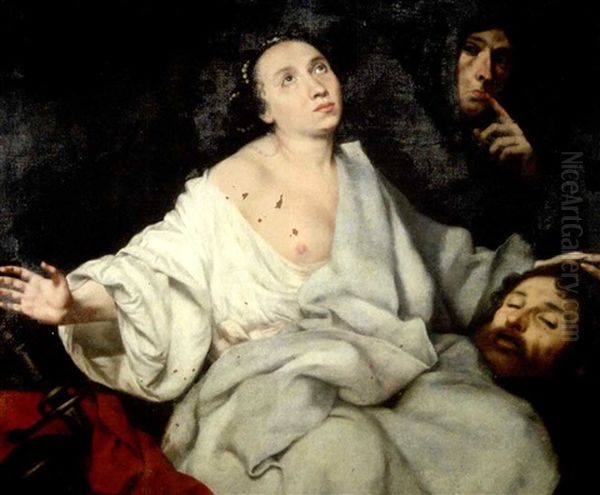 Judith Mit Dem Haupt Des Holofernes Oil Painting by  Caravaggio