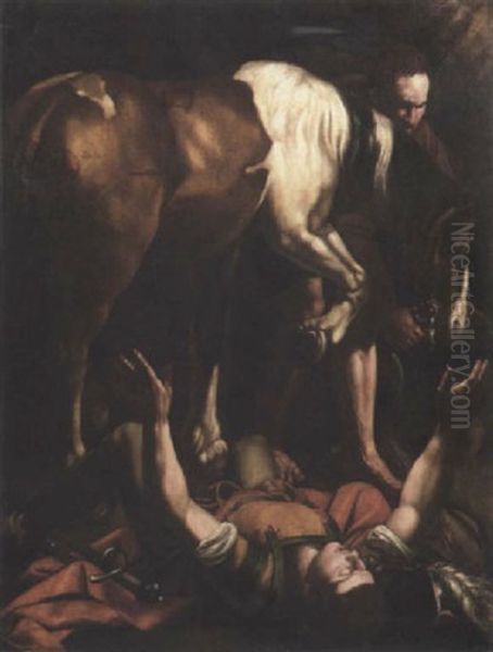 The Conversion Of Saint Paul Oil Painting by  Caravaggio