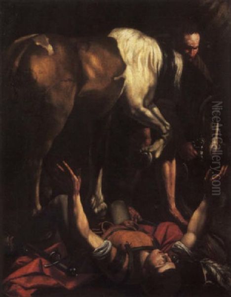 The Conversion Of Saint Paul Oil Painting by  Caravaggio