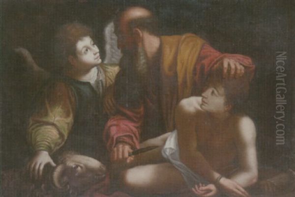 The Sacrifice Of Isaac Oil Painting by  Caravaggio