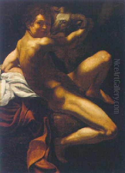 Saint John The Baptist Oil Painting by  Caravaggio