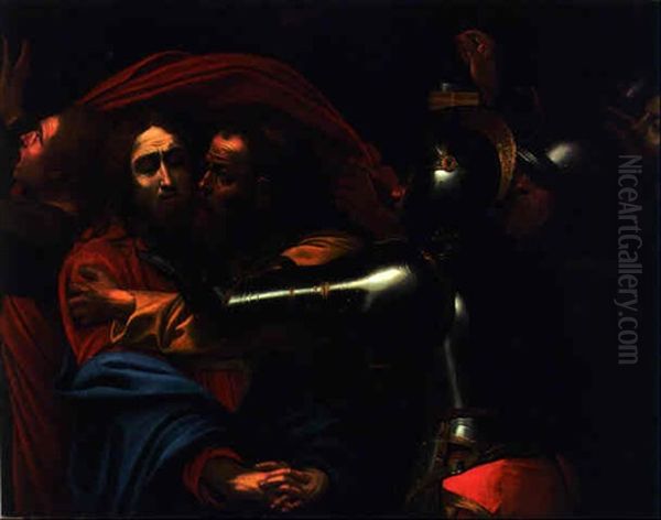 The Taking Of Christ Oil Painting by  Caravaggio