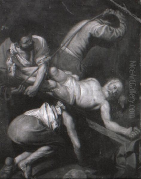 Crucifixion De Saint Pierre Oil Painting by  Caravaggio