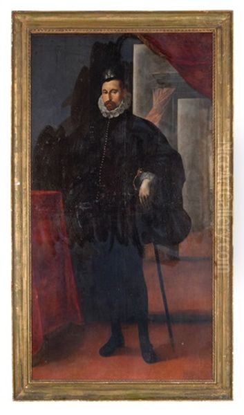 Ritratto Di Gentiluomo Oil Painting by Giovan Bernardo Carbone