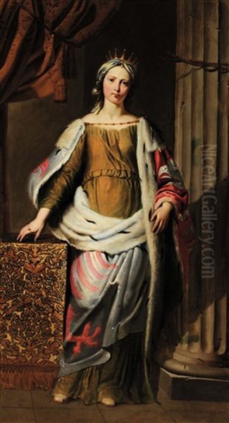 Allegoria Della Regalita Oil Painting by Giovanni Bernardo Carboni