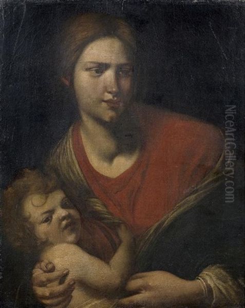 Mere Et Son Enfant Oil Painting by Lodovico (Il Cigoli) Cardi