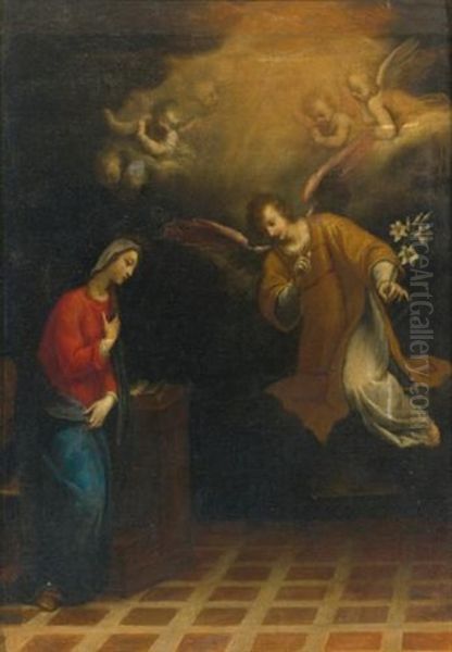 The Annunciation Oil Painting by Lodovico (Il Cigoli) Cardi