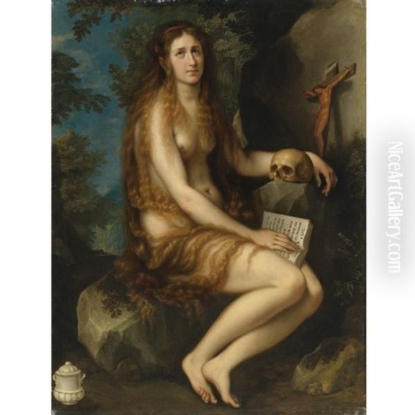 The Penitent Magdalene Oil Painting by Lodovico (Il Cigoli) Cardi