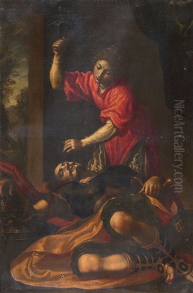 Giaele E Sisara Oil Painting by Lodovico (Il Cigoli) Cardi