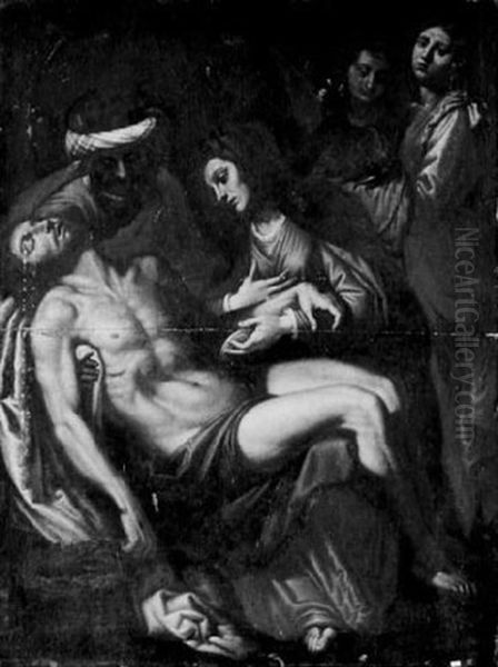 Lamentation Oil Painting by Lodovico (Il Cigoli) Cardi