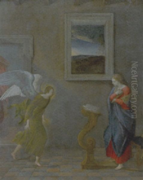 Annunciazione Oil Painting by Lodovico (Il Cigoli) Cardi