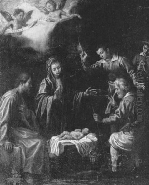 Adoration Of The Shepherds Oil Painting by Lodovico (Il Cigoli) Cardi