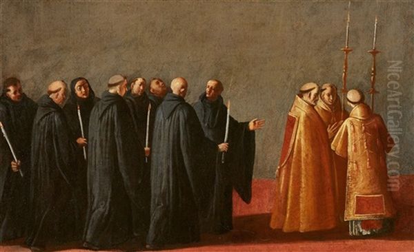 The Procession Oil Painting by Bartolome (Carducho) Carducci