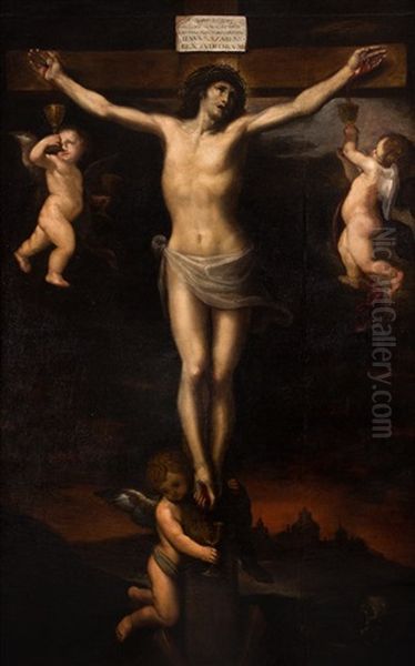 Cristo De La Santa Sangre Oil Painting by Vicente Carducho