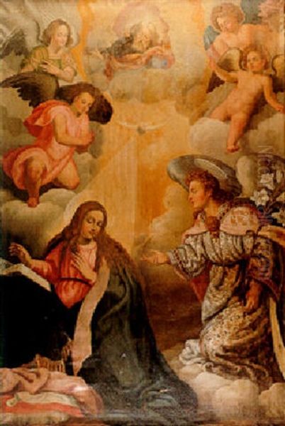 La Anunciacion Oil Painting by Vicente Carducho