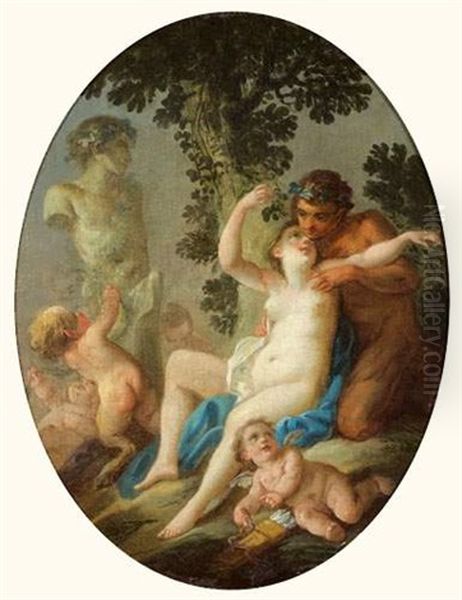 Bacchus Et Ariane Oil Painting by Jacques Philippe Caresme