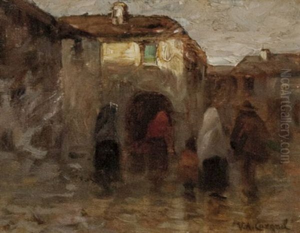 Polcenigo Oil Painting by Vittore Antonio Cargnel