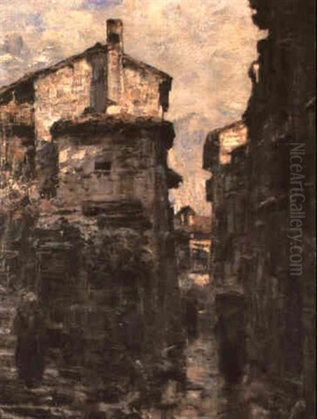 Poffabro Oil Painting by Vittore Antonio Cargnel