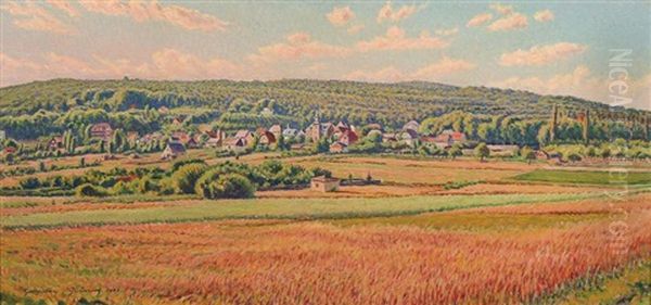 Georgenborn (allemagne) Oil Painting by Gustave Camille Gaston Cariot